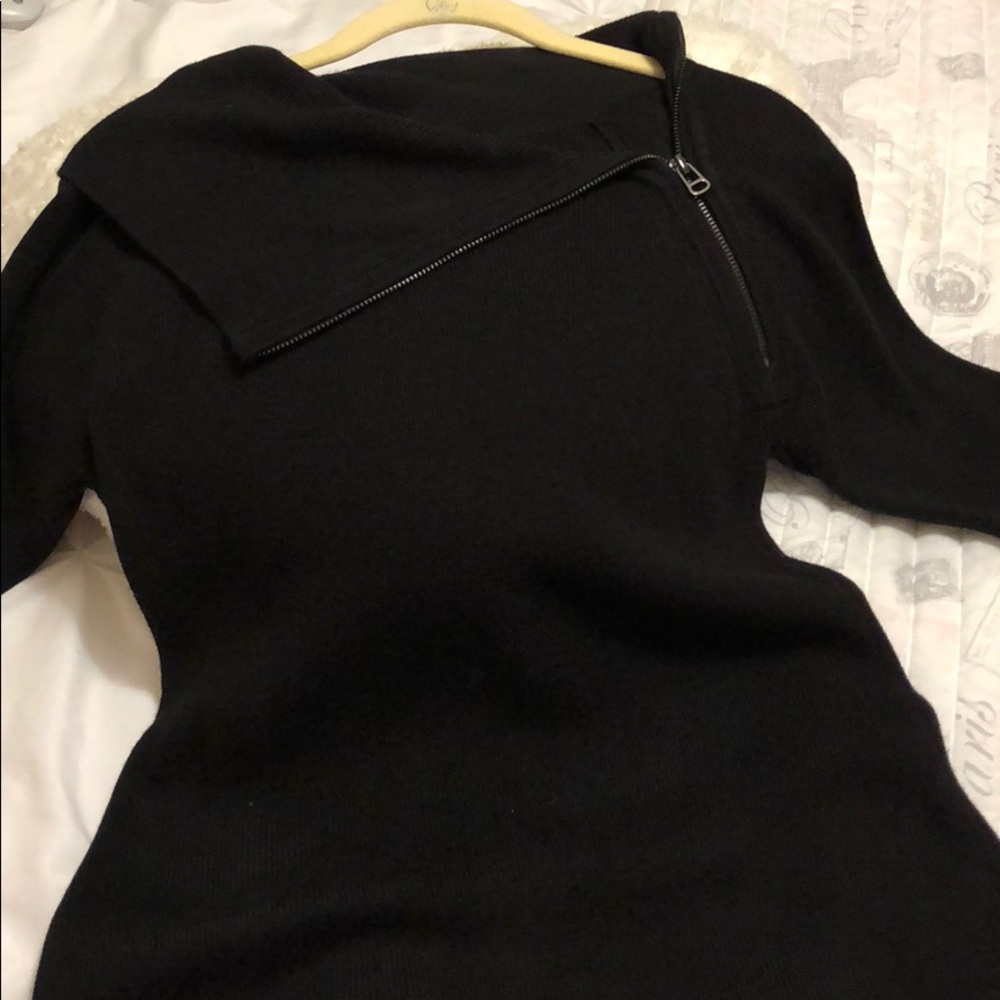 Calvin Klein black sweater dress